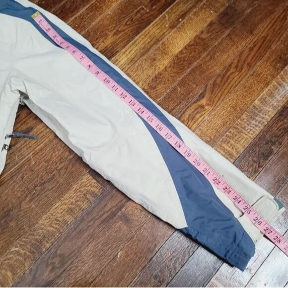 Helly Hanson Tan Blue Ski Parka Winter Jacket Tech Sport Large - Picture 13 of 13